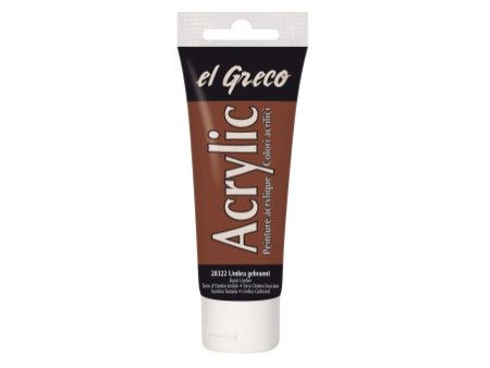 KREUL Peinture acrylique el Greco, tube 75 ml, ombre brûlée
