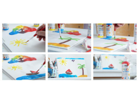 KREUL Peinture de bricolage 'MUCKI', 80 ml, set de 6