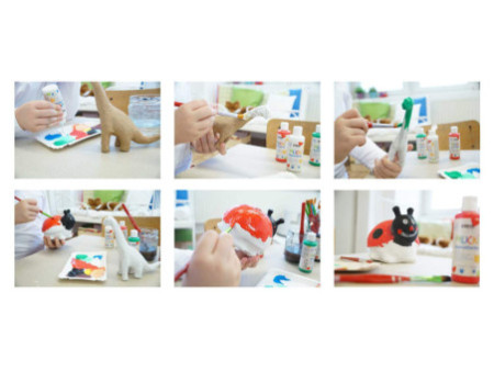 KREUL Peinture de bricolage 'MUCKI', 80 ml, set de 6