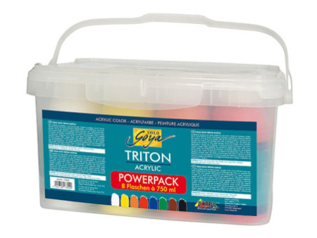 KREUL Peinture acrylique Triton Acrylic Liquid, Power Pack
