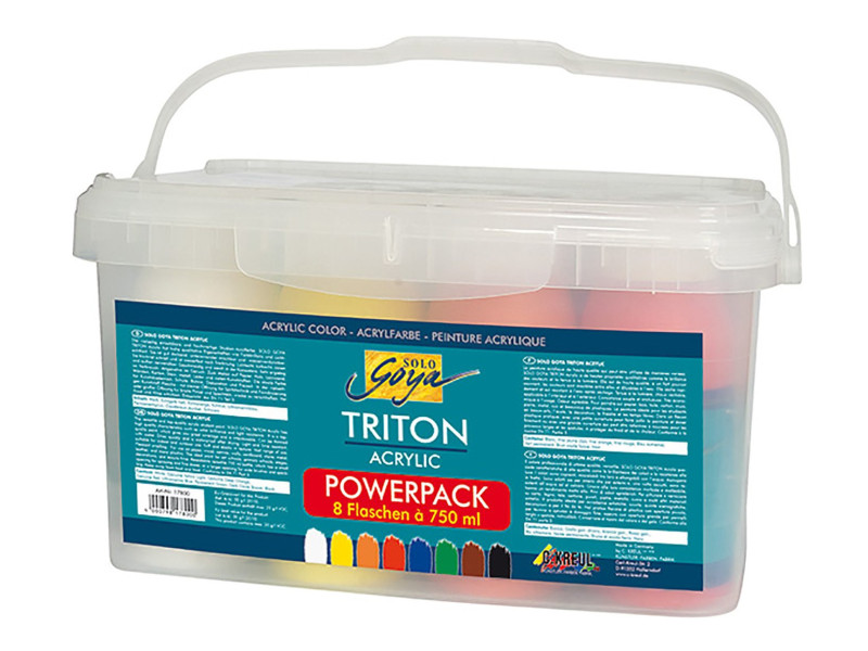 KREUL Peinture acrylique Triton Acrylic Liquid, Power Pack