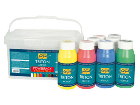 KREUL Peinture acrylique Triton Acrylic Liquid, Power Pack