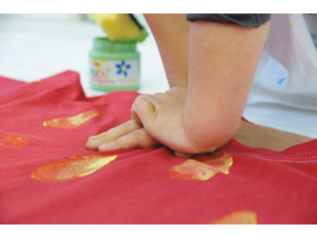 KREUL Peinture au doigt pour textile 'MUCKI', kit de 4