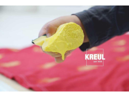 KREUL Peinture au doigt pour textile 'MUCKI', kit de 4