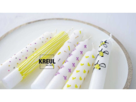 KREUL Marqueur pour bougies, 29 ml, or scintillant