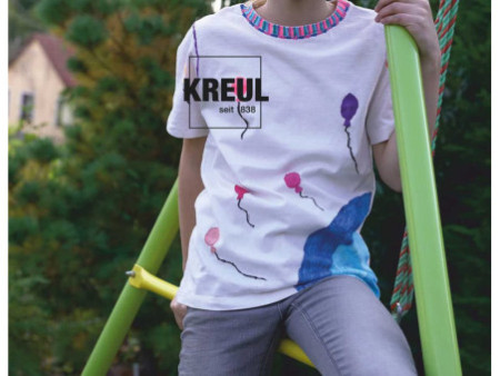 KREUL Marqueurs textiles medium 'Junior', set de 12