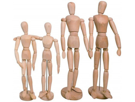 KREUL Mannequin SOLO Goya, homme, hauteur: 310 mm, en bois