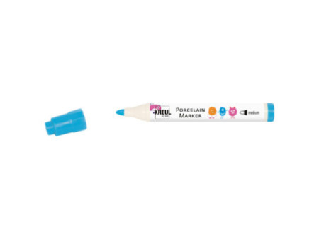 KREUL Marqueur pour porcelaine medium, bleu clair