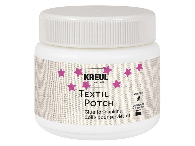 KREUL Vernis-colle pour serviettes & textiles POTCH, 150 ml