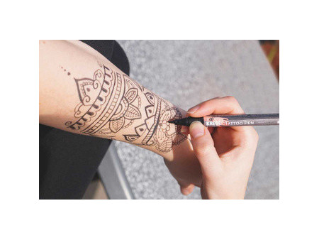 KREUL Stylo de tatouage Tattoo Pen, kit de 4