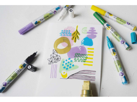 KREUL Marqueur acrylique TRITON Acrylic Marker, bleu
