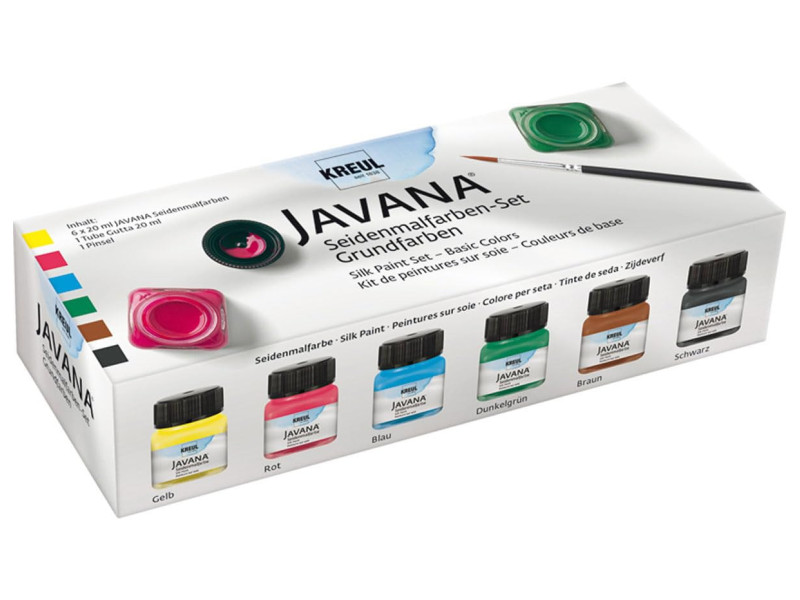 KREUL Peinture pour textiles JAVANA, kit créatif
