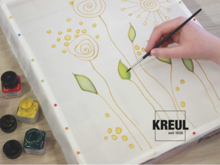 KREUL Set de peinture pour soie JAVANA