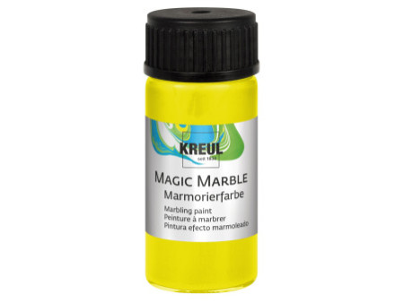 KREUL Peinture à marbrer 'Magic Marble', 20 ml, jaune néon