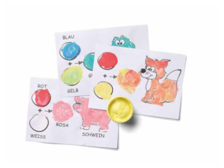 KREUL Gouache aux doigts 'MUCKI', kit 5 x 50 ml
