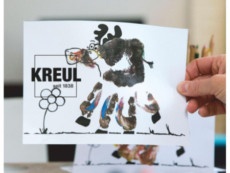 KREUL Peinture aux doigts 'MUCKI', kit 5 x 50 ml
