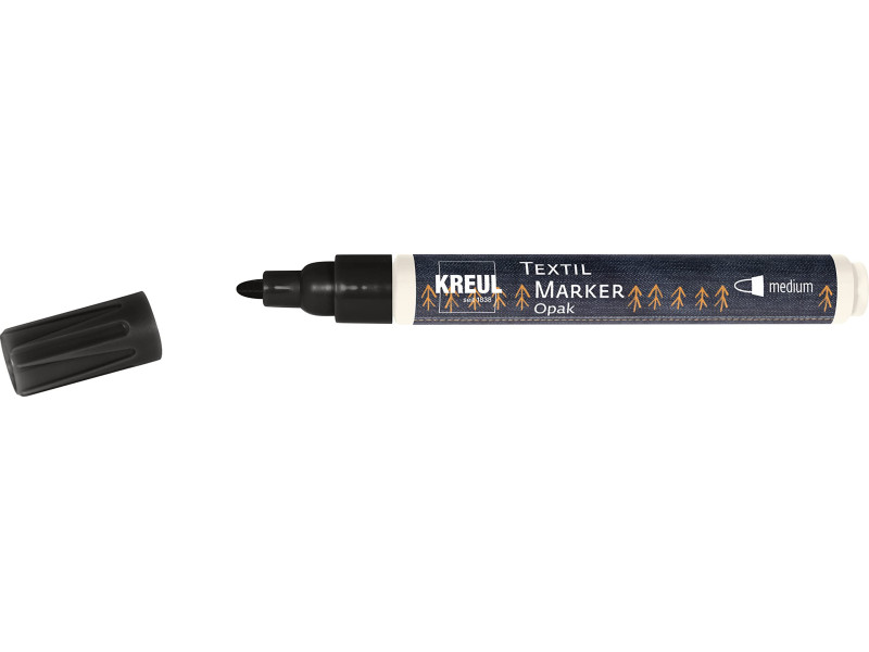KREUL Feutre textile JAVANA 'texi mäx OPAK', noir