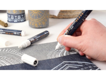 KREUL Feutre textile JAVANA 'texi mäx OPAK', noir