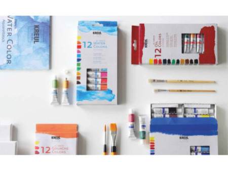 KREUL Peinture aquarelle el Greco, 12 ml, kit de 12