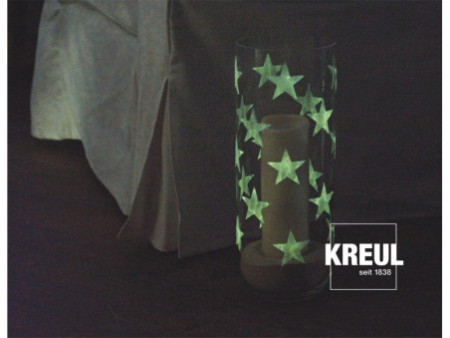 KREUL Peinture pochoir phosphorescente 'éclairage de nuit'