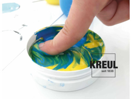 KREUL Gouache aux doigts 'MUCKI', kit de peinture pour jouer