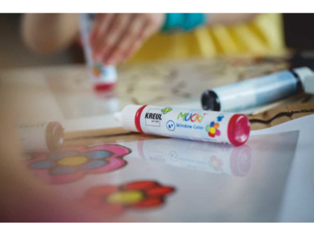 KREUL Window Color Pen 'MUCKI', orange, 29 ml
