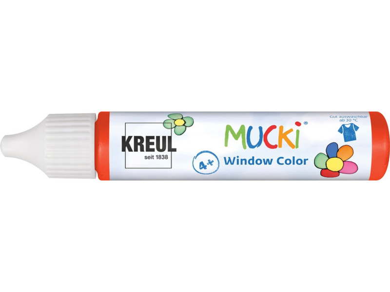 KREUL Window Color Pen 'MUCKI', rouge, 29 ml