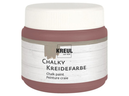 KREUL Peinture craie Chalky, 150 ml, Marsala Rouge