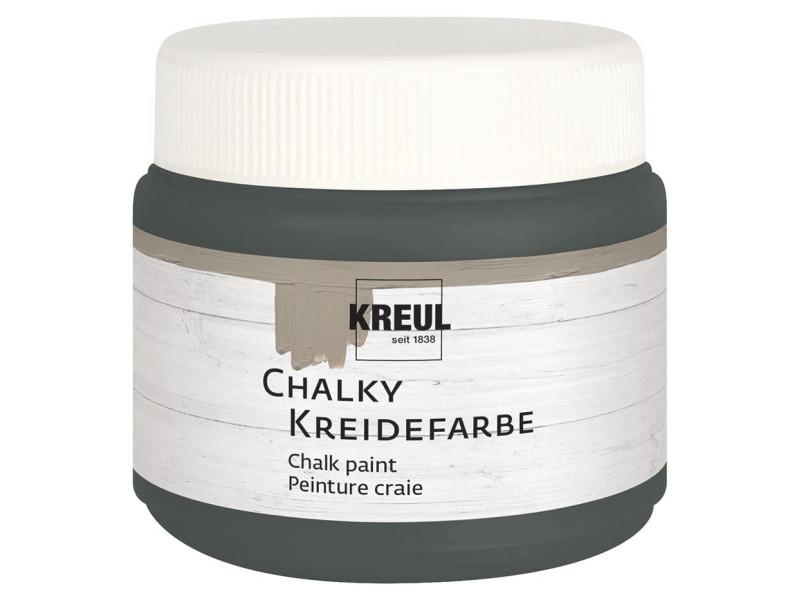 KREUL Peinture craie Chalky, 150 ml, Volcanic Grey