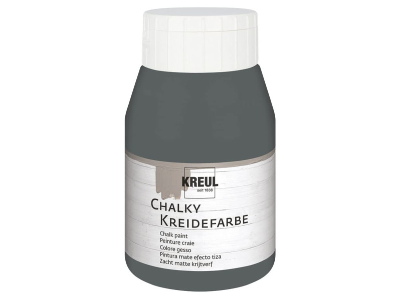 KREUL Peinture craie Chalky, 500 ml, Volcanic Grey