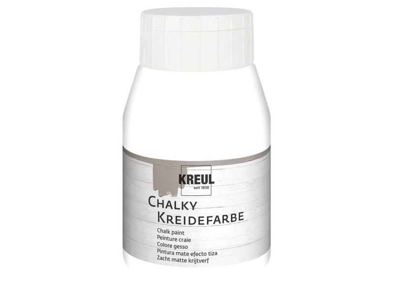 KREUL Peinture craie Chalky, 500 ml, Snow White