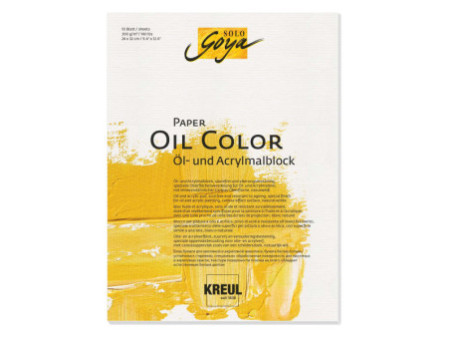 KREUL Bloc artistes SOLO Goya Paper Oil Color, 240 x 320 mm