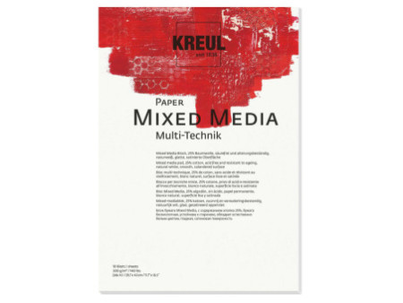 KREUL Bloc pour artistes Paper Mixed Media, A3, 10 feuilles
