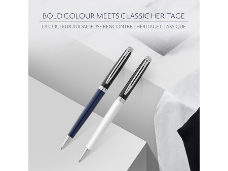 WATERMAN Stylo bille Hémisphère Colour Blocking Noir & Bleu