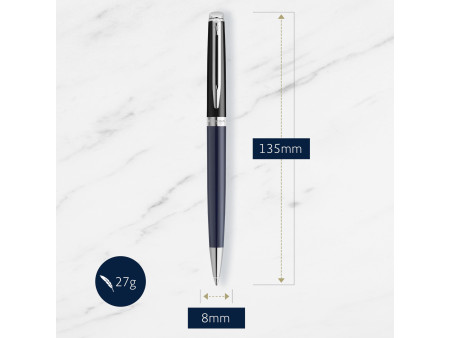WATERMAN Stylo bille Hémisphère Colour Blocking Noir & Bleu