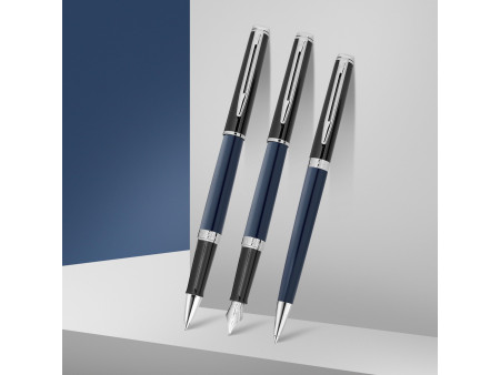 WATERMAN Stylo bille Hémisphère Colour Blocking Noir & Bleu