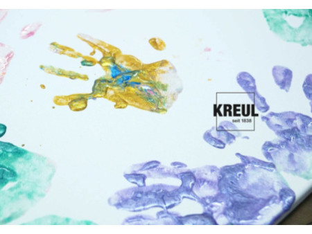 KREUL Gouache aux doigts nacrée 'MUCKI', rose poudre de fée