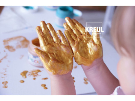 KREUL Gouache aux doigts nacrée 'MUCKI', violet magique