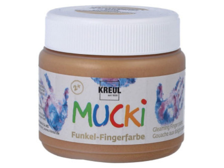 KREUL Peinture à doigts scintillante 'MUCKI', lingot d'or