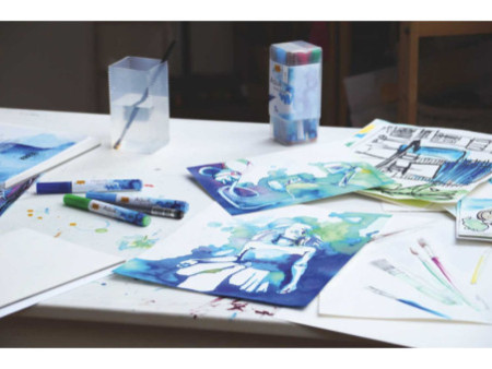 KREUL Stylo pinceau Aqua Paint SOLO Goya, Powerpack