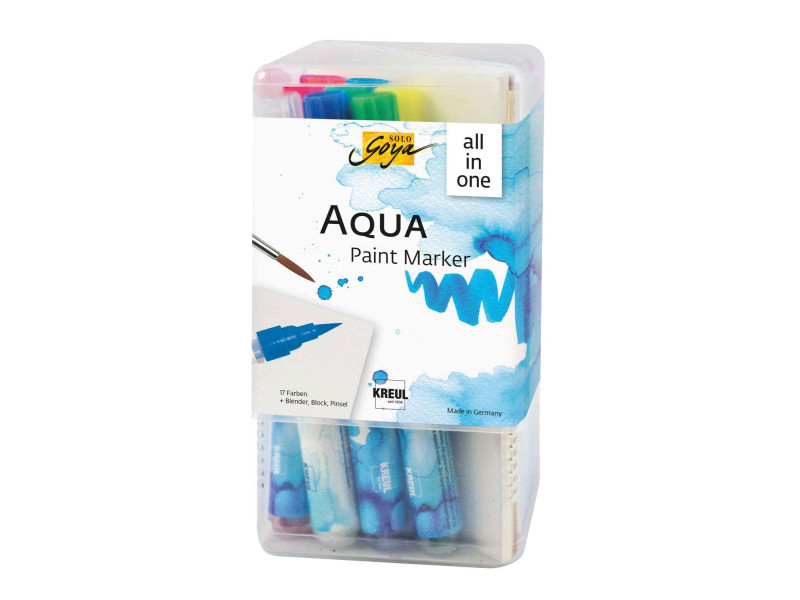 KREUL Stylo pinceau Aqua Paint SOLO Goya, Powerpack XXL