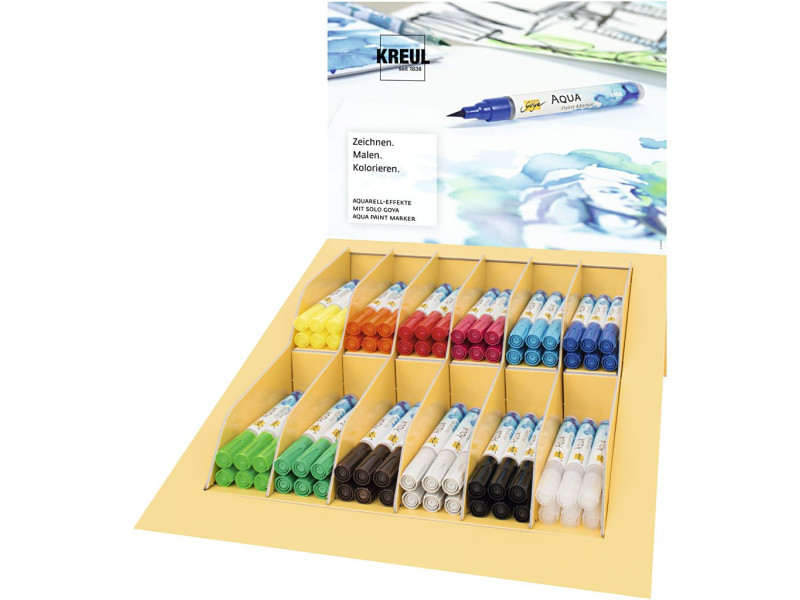 KREUL Stylo pinceau Aqua Paint SOLO Goya, présentoir