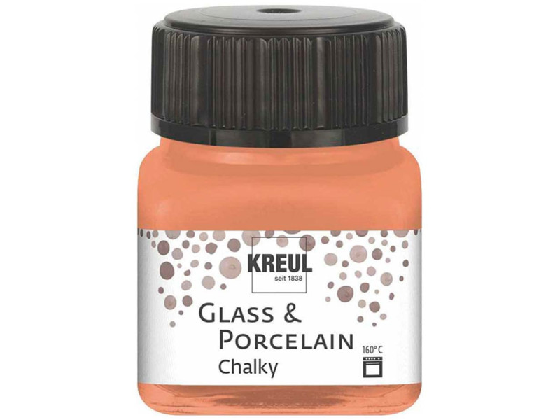 KREUL Peinture pour verre et porcelaine Chalky, Terracotta