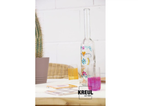 KREUL Peinture pour verre et porcelaine Clear, set 6 x 20 ml