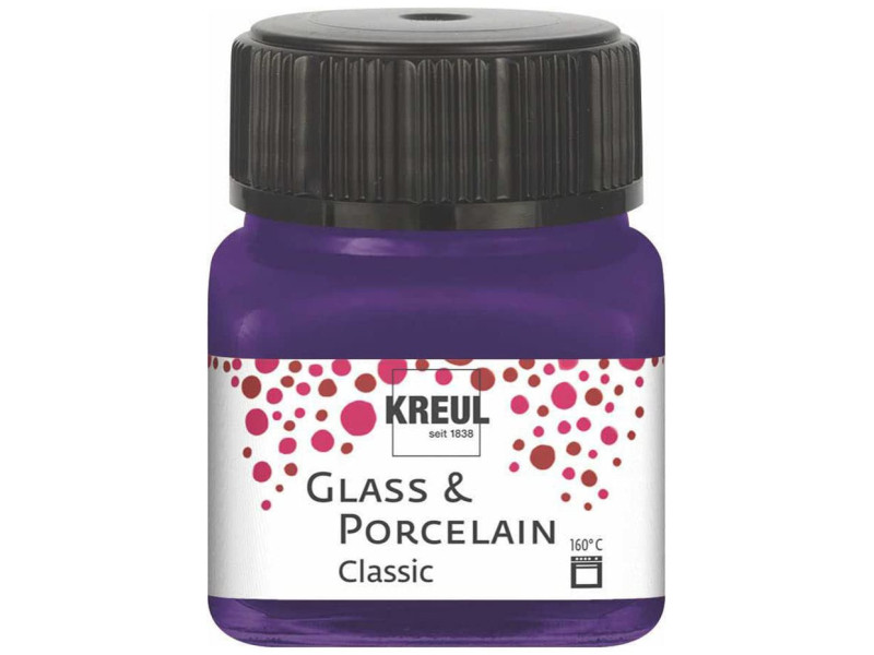 KREUL Peinture pour verre et porcelaine Classic, violet