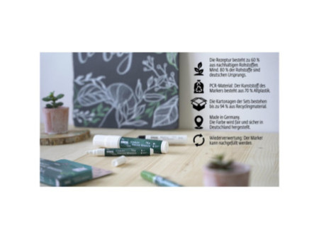 KREUL Marqueurs craie Chalky, Medium, kit de 4