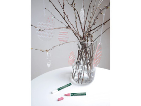 KREUL Marqueur craie Chalky, Medium, kit de 4 décoration de