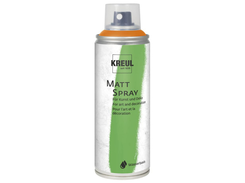 KREUL Peinture aéorosol MATT SPRAY, orange, 200 ml