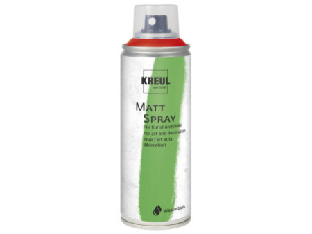 KREUL Peinture aéorosol MATT SPRAY, rouge brillant, 200 ml
