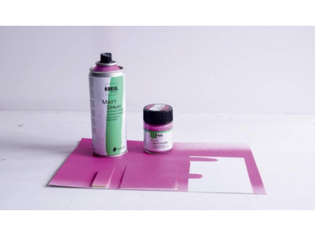 KREUL Peinture aéorosol MATT SPRAY, noir, 200 ml